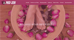 Desktop Screenshot of pied-zen.fr
